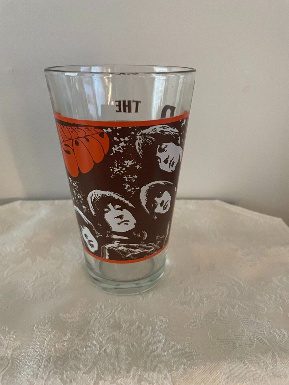 The Beatles Rubber Soul Pint Glass